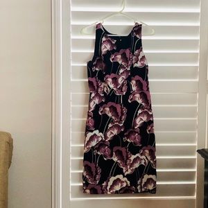 Ann Taylor sleeveless floral dress size 6